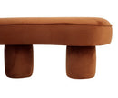 Puff em Veludo Fun High Terracota