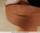 Puff em Veludo Fun High Terracota