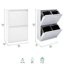 Lixeira e coletor de reciclagem Arregui com 4 compartimentos