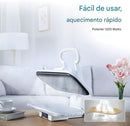 Máquina de prensa a vapor grande com tela de LED