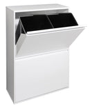 Lixeira e coletor de reciclagem Arregui com 4 compartimentos