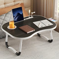 Mesa de Cama Portátil Multifuncional para Laptop – Com Suporte para Copos e Tablet