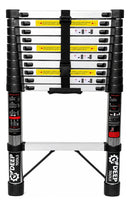 Escada Telescópica Retrátil 3,80m 13 Degraus Inox Deep Tools