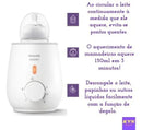 Aquecedor De Mamadeira Aquece Rápido Philips Avent Cor Branco