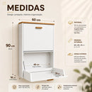Sapateira Modular De Parede Suspensa Aérea Retrátil Slim