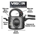 Panela De Pressão 4,5 Litro Com Visor Lateral Cozinha Rapido