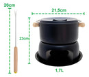 kit Panela Fondue Completo