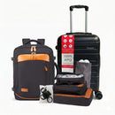 Kit de Viagem Completo NovaTech™ - Mala de Bordo e Mochila