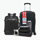 Kit de Viagem Completo NovaTech™ - Mala de Bordo e Mochila