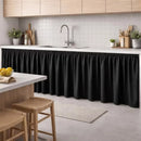 Cortina de Pia para Cozinha Kit 4 Folhas Sem Ilhós Oxford 5,60m x 0,80m