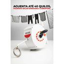 Varal Roupas Retrátil Recolhivel