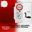 Varal Roupas Retrátil Recolhivel