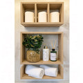 Kit 3 Peças Nicho Prateleira para Banheiro 40 X 10cm MDF /MDP JÁ VAI MONTADO!
