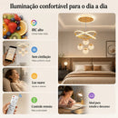 Lustre LED de Cristal Luxo 110V-220V Bivolt