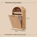 Armário Organizador com Lixeira Oculta – 10 Litros, Moderno e Funcional