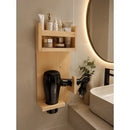 Porta secador de cabelo rustico
