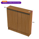 Despensa Balcão Estreito Compacto Multiuso MDF