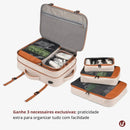 Kit de Viagem Completo NovaTech™ - Mala de Bordo e Mochila