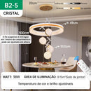 Lustre LED de Cristal Luxo 110V-220V Bivolt