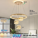 Lustre LED de Cristal Luxo 110V-220V Bivolt