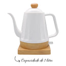 Chaleira Eletrica De Porcelana Elegance